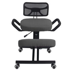 Fotoliu Mobhaus Rufus (Gray/Black) Thumb