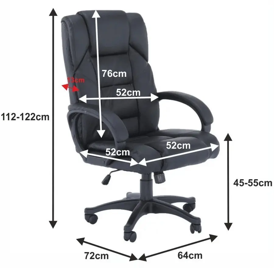 Fotoliu Mobhaus Siemo New (Black)