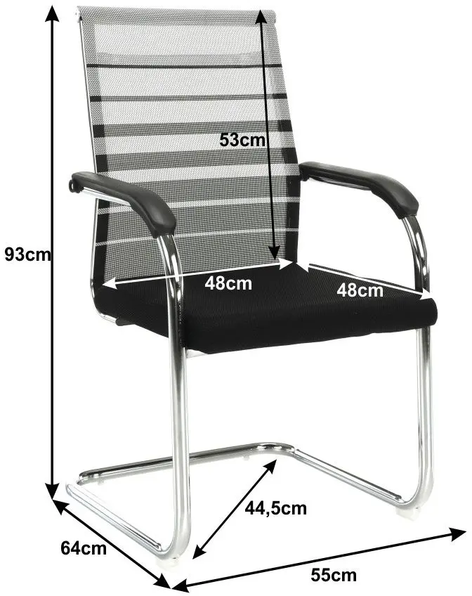 Стул Mobhaus Esin (Gray/Black/Silver) - 2