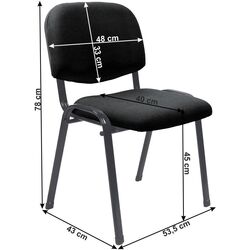 Scaun Tempo Kondela Iso 2 New (Black) Thumb