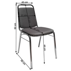 Scaun Mobhaus Zeki (Gray) Thumb