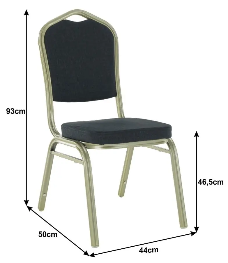 Стул Mobhaus Zina 2 New (Gray/Champagne)