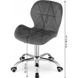 Fotoliu Modern Home Avola (Grey) Thumb