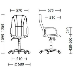Fotoliu Nowy Styl Classic KD Tilt PL64 (Grey) Thumb