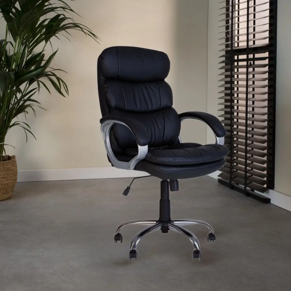 Fotoliu Nowy Styl Dolce Eco-30 (Black/Chrome)