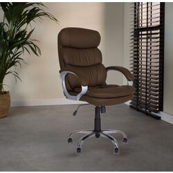 Fotoliu Nowy Styl Dolce Eco-31 (Brown/Chrome/Black)