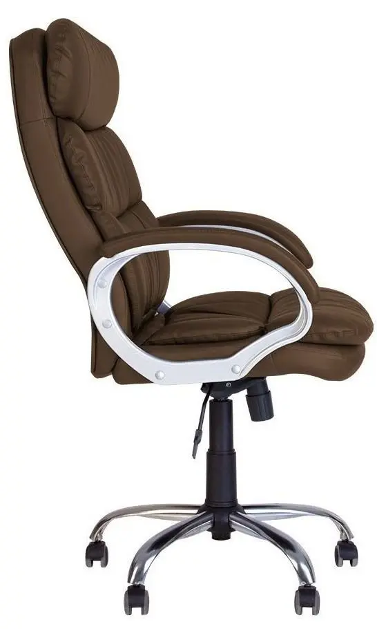 Fotoliu Nowy Styl Dolce Eco-31 (Brown/Chrome/Black)