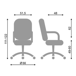 Кресло Nowy Styl Elly Eco 30 (Black) Thumb
