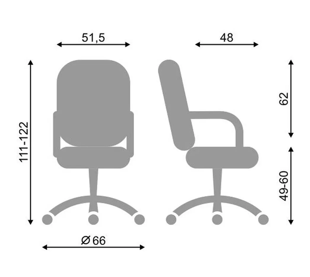 Кресло Nowy Styl Elly Eco 30 (Black)