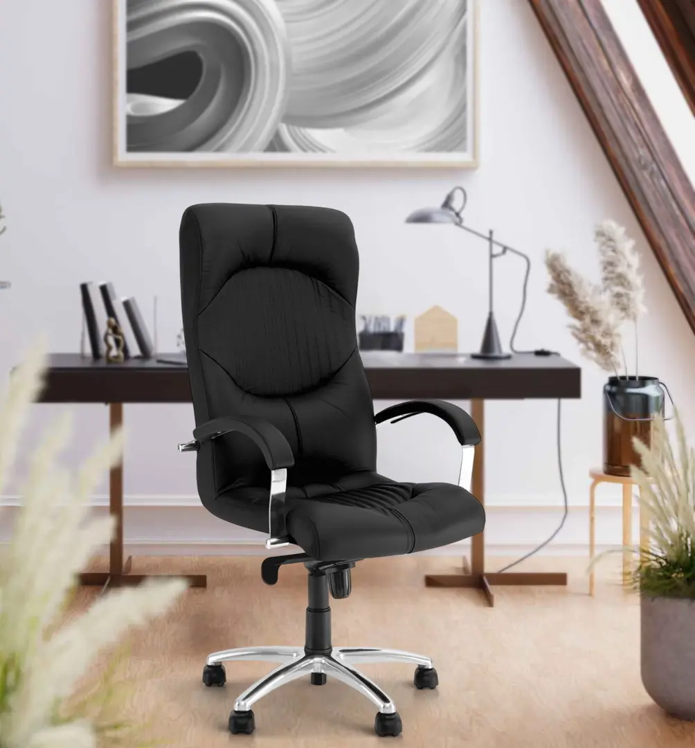 Fotoliu Nowy Styl Germes LE-A (Black/Chrome)