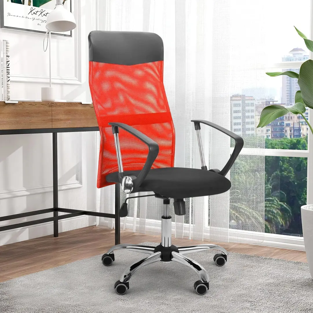 Кресло Nowy Styl Ultra (Red/Chrome)