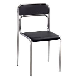 Стул Nowy Styl Ascona (Black/Chrome)