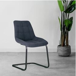 Scaun Nowy Styl Nicole CF Box-2 Soro 95 (Graphite/Black)