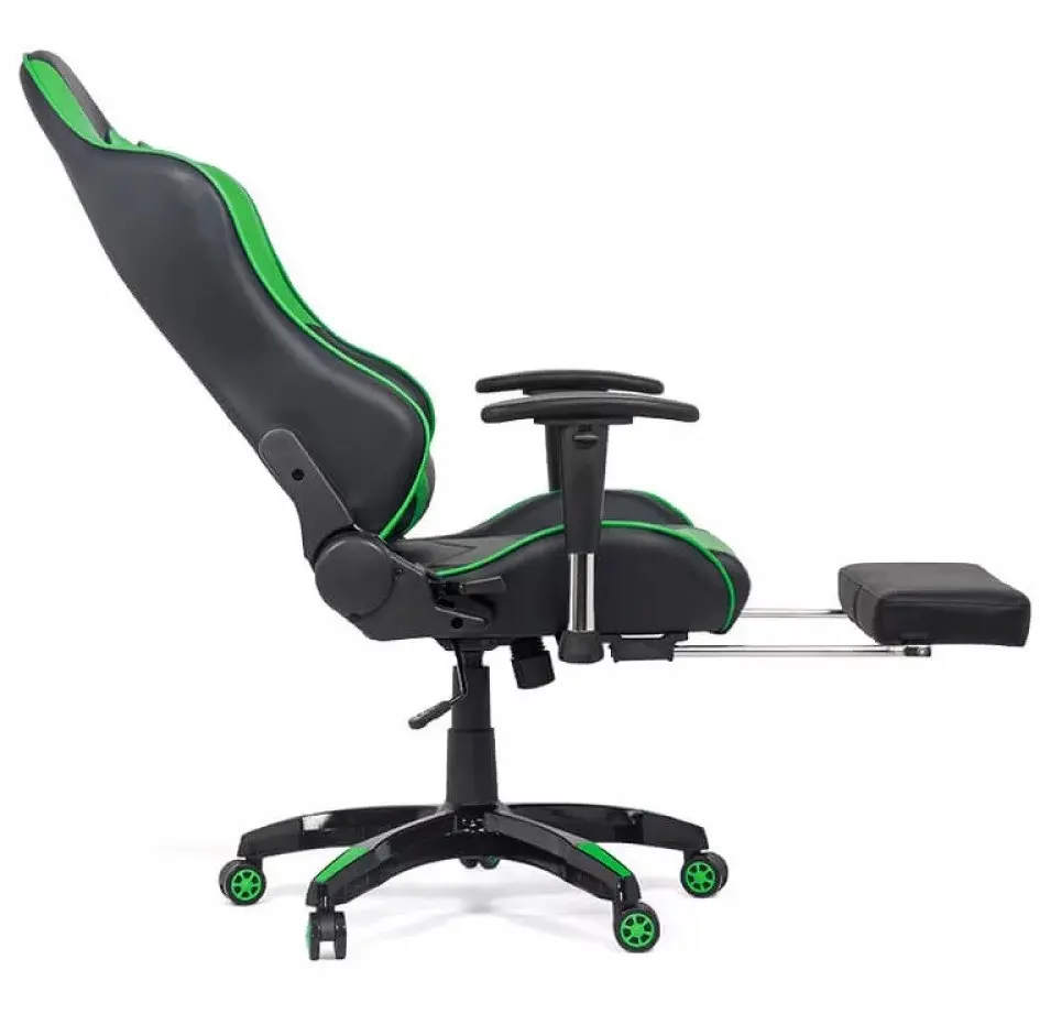 Игровое кресло Prestige Chairs OFF 306 (Black/Green) - 3