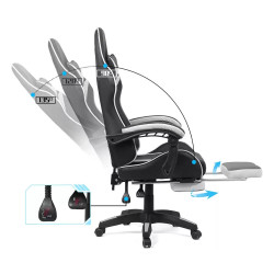 Кресло геймерское Prestige Chairs OFF 299 (White/Black) Thumb