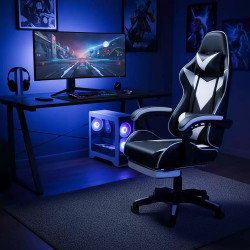 Кресло геймерское Prestige Chairs OFF 299 (White/Black) Thumb