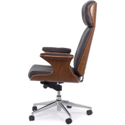 Fotoliu Prestige Chairs OFF 1608 (Black/Brown) Thumb