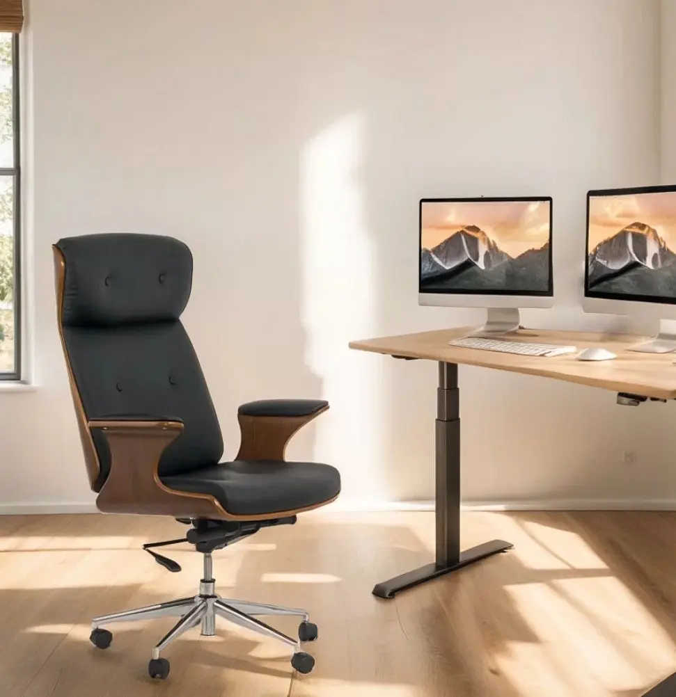 Fotoliu Prestige Chairs OFF 1608 (Black/Brown)