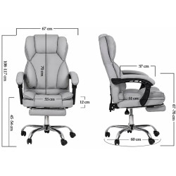 Fotoliu Prestige Chairs OFF 415 (Beige/Black) Thumb