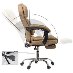 Кресло Prestige Chairs OFF 415F (Beige/Black) Thumb