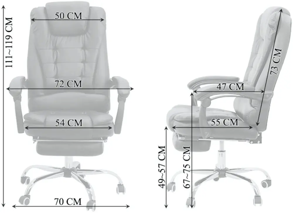 Fotoliu Prestige Chairs OFF 418 (Black) - 5