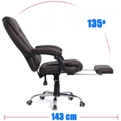 Fotoliu Prestige Chairs OFF 418 (Brown/Black) Thumb