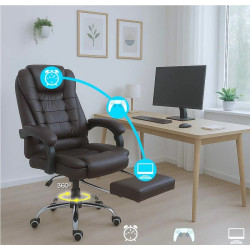 Fotoliu Prestige Chairs OFF 418 (Brown/Black) Thumb