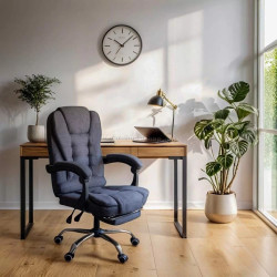 Fotoliu Prestige Chairs OFF 4181M (Grey/Black)