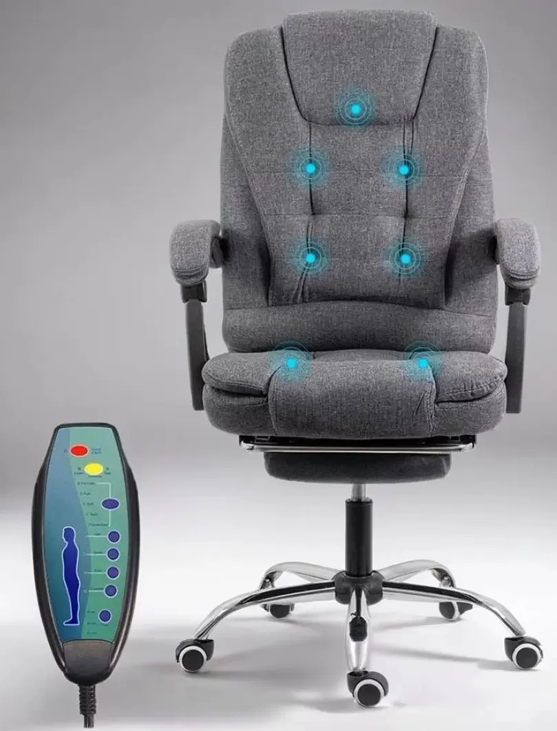 Кресло Prestige Chairs OFF 4181M (Grey/Black) - 5
