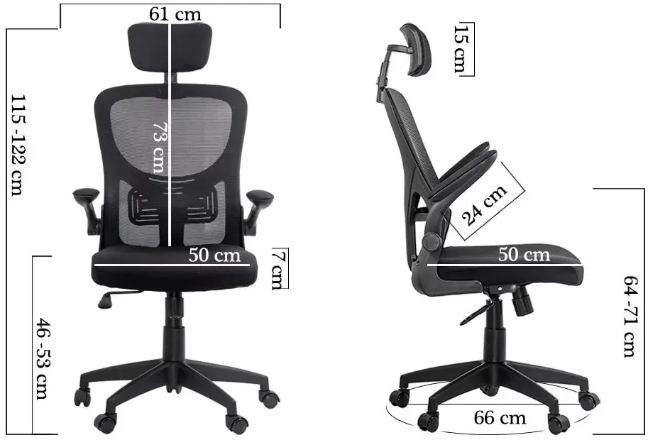 Кресло Prestige Chairs OFF 635 (Black) - 3