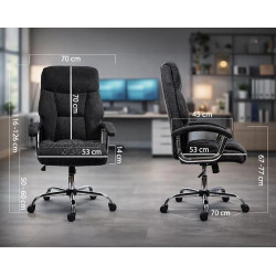 Кресло Prestige Chairs OFF 709 (Black) Thumb