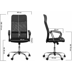 Кресло Prestige Chairs OFF 907 (Grey) Thumb