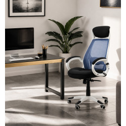 Кресло Prestige Chairs OFF 912 (Bleu/Black)