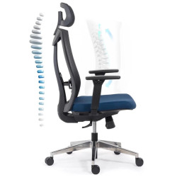Кресло Prestige Chairs SYYT 9501 (Blue/Black) Thumb