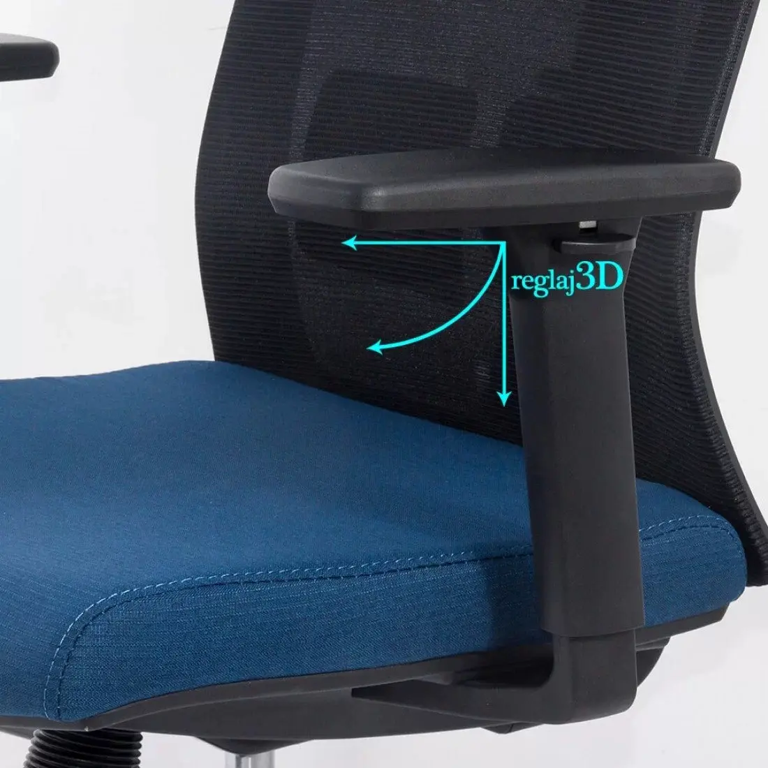 Кресло Prestige Chairs SYYT 9501 (Blue/Black) - 6