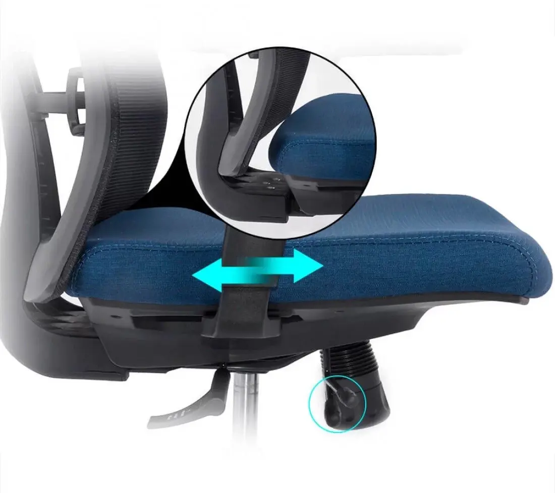 Кресло Prestige Chairs SYYT 9501 (Blue/Black) - 7