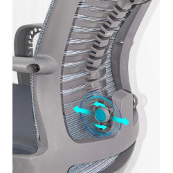 Кресло Prestige Chairs SYYT 9502 (Grey) Thumb