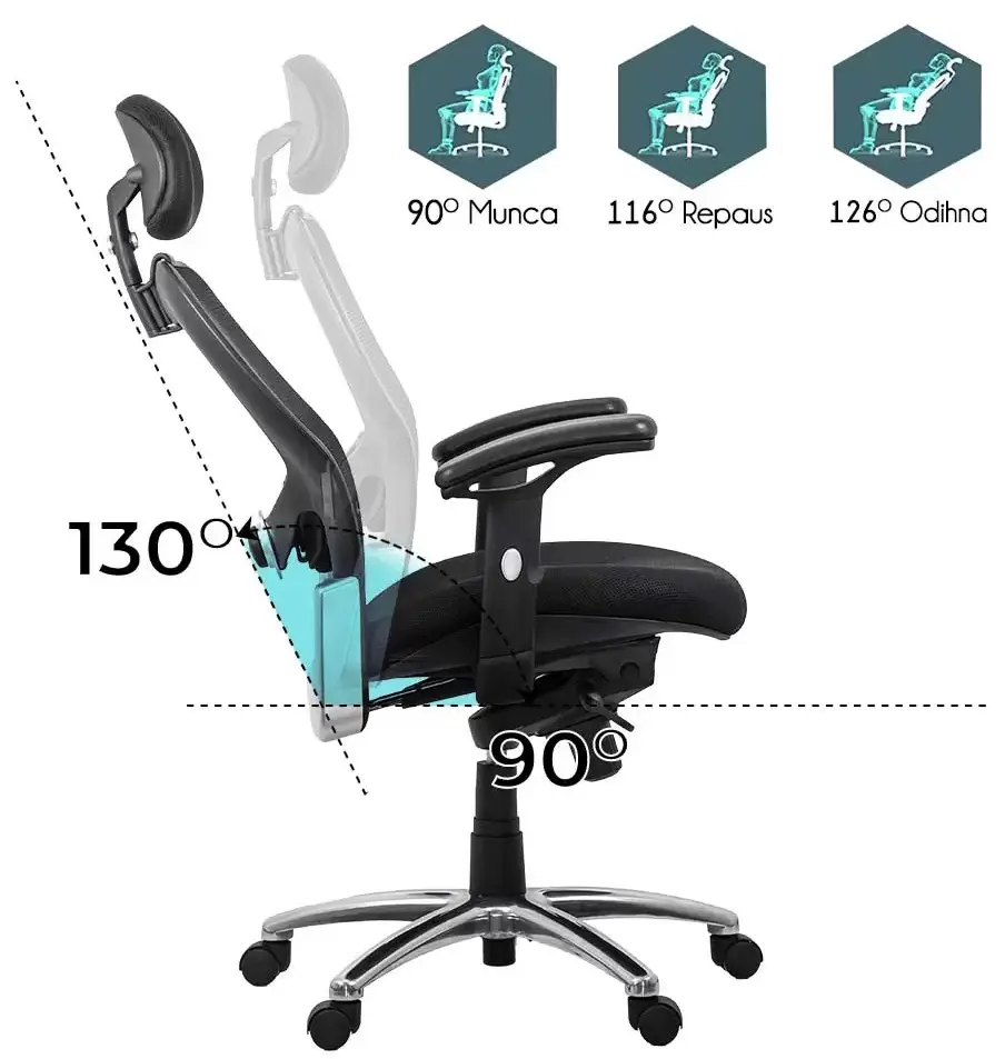 Кресло Prestige Chairs SYYT 9513 (Black) - 7