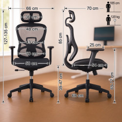 Fotoliu Prestige Chairs SYYT 9518 (Black) Thumb