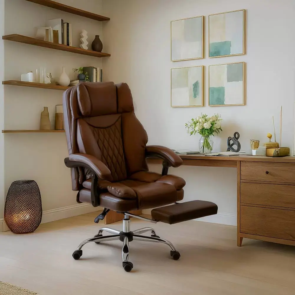 Fotoliu de birou Prestige Chairs OFF 340 (Brown)