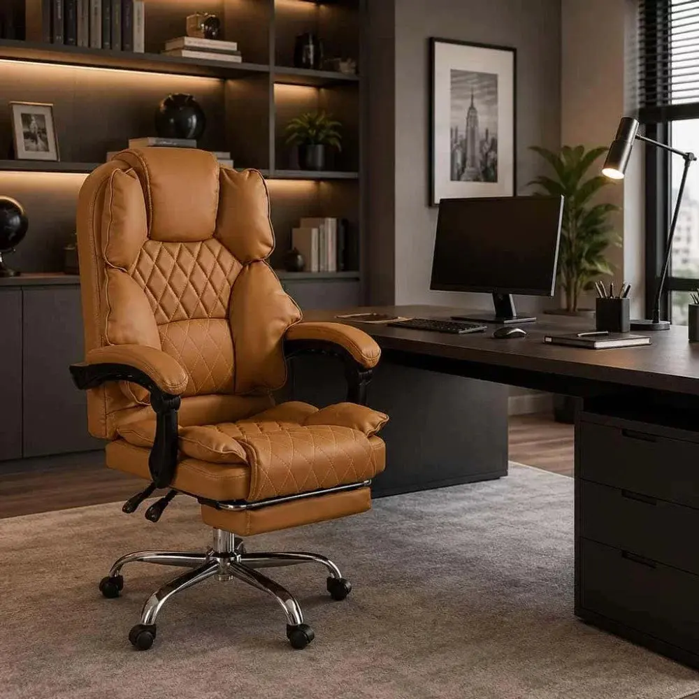 Fotoliu de birou Prestige Chairs OFF 411 (Beige)