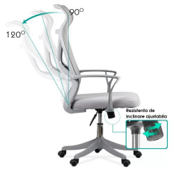Офисное кресло Prestige Chairs OFF 431 (Light Grey) Thumb