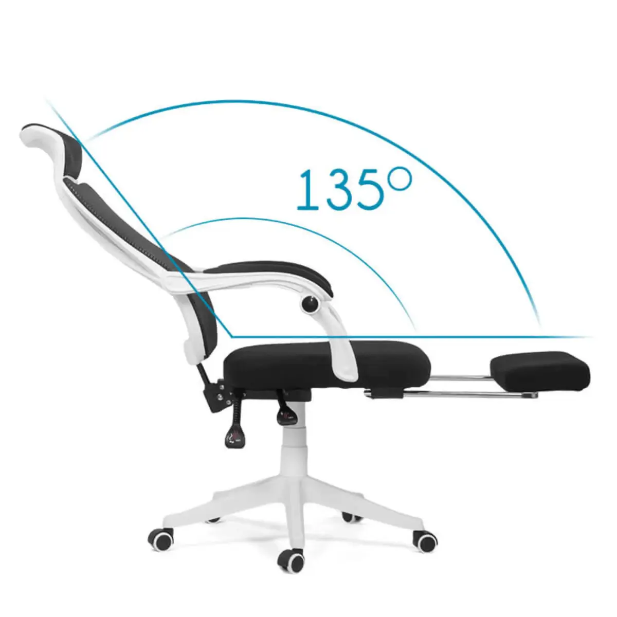 Офисное кресло Prestige Chairs OFF 927 (White/Black) - 2