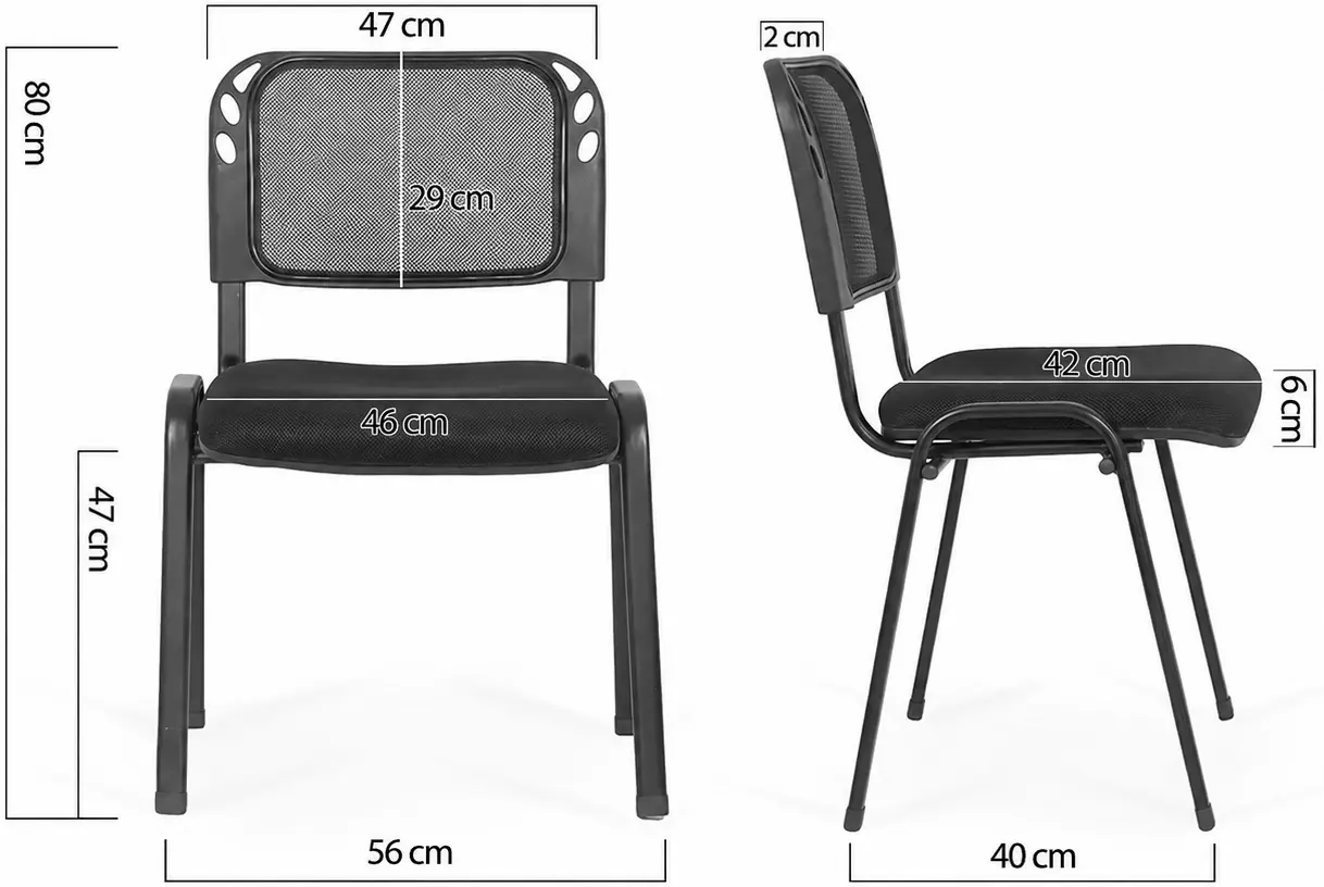 Scaun Prestige Chairs HRC 600 (Black) - 10