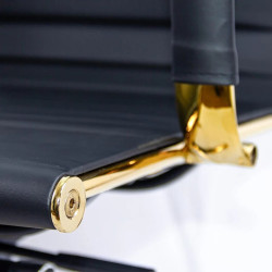 Scaun Prestige Chairs OFF 802A (Black/Gold) Thumb