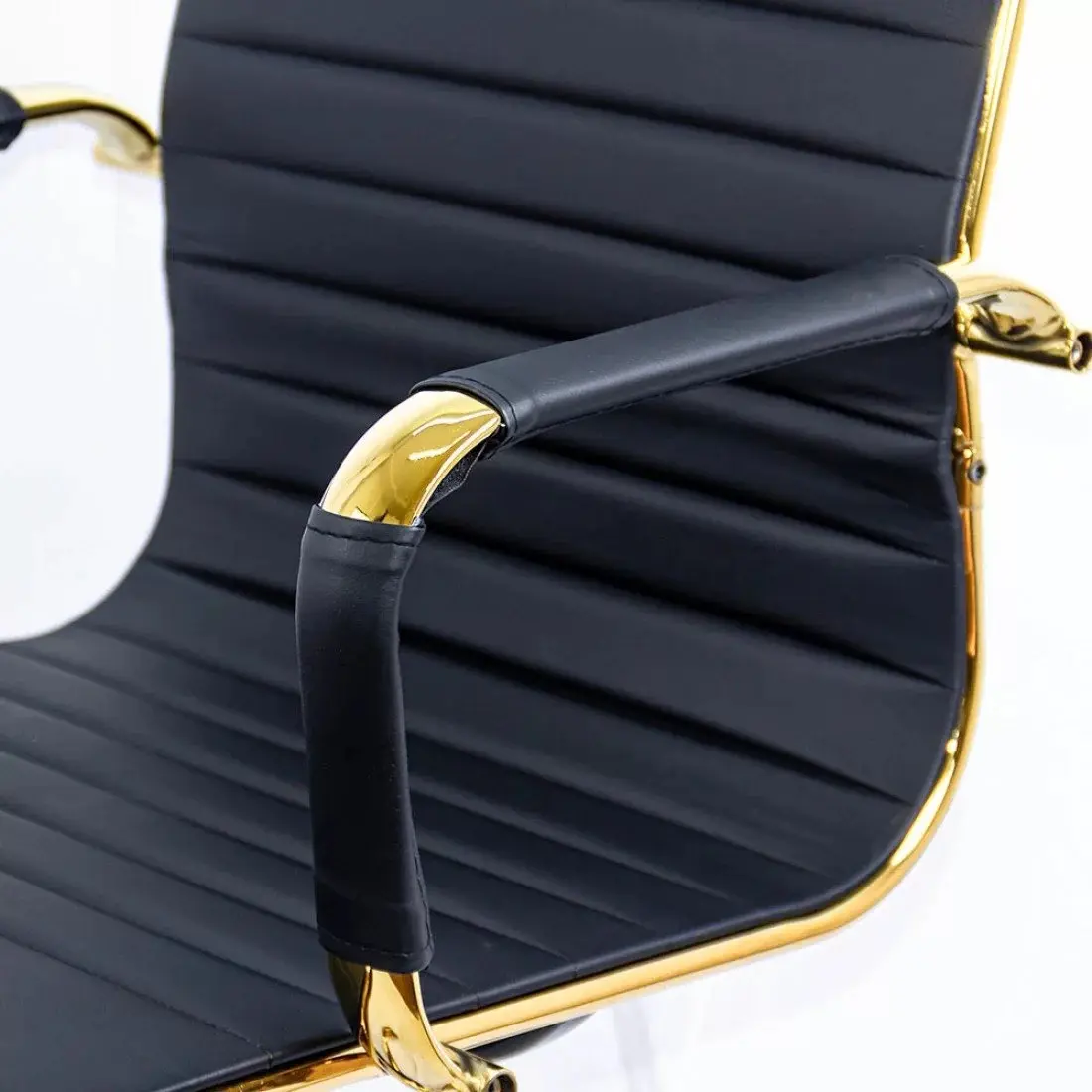 Scaun Prestige Chairs OFF 802A (Black/Gold) - 10