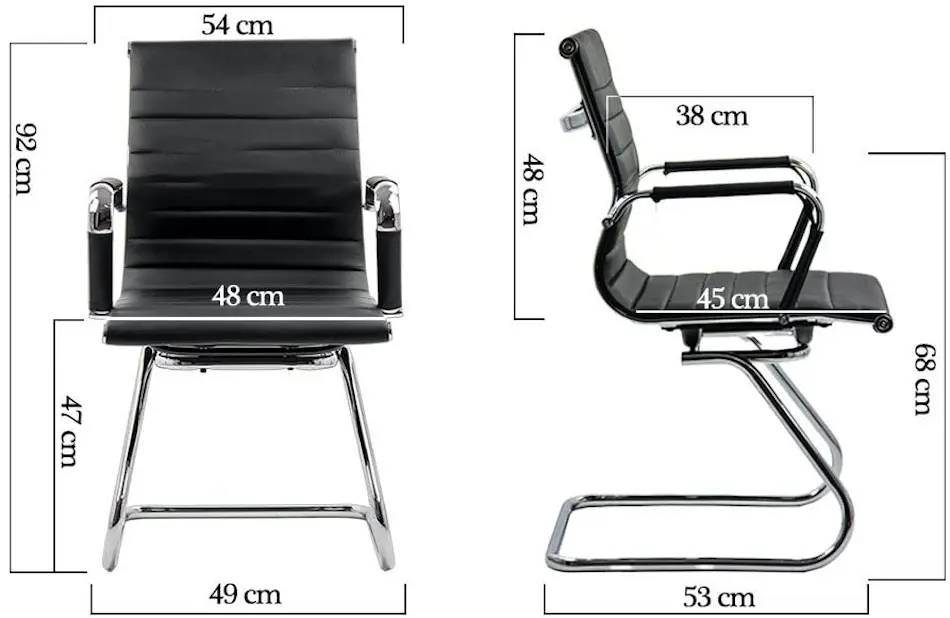 Стул Prestige Chairs OFF 806 (Black) - 7