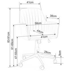 Fotoliu Signal Q-886 Velvet Bluevel 40 (Beige/Black) Thumb