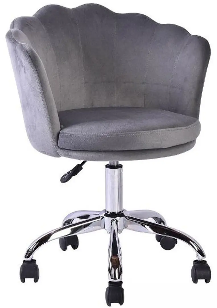 Кресло Signal Rose Velvet Bluvel 14 (Chrome/Gray)