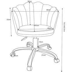 Кресло Signal Rose Velvet Bluvel 52 (Antique Rose) Thumb